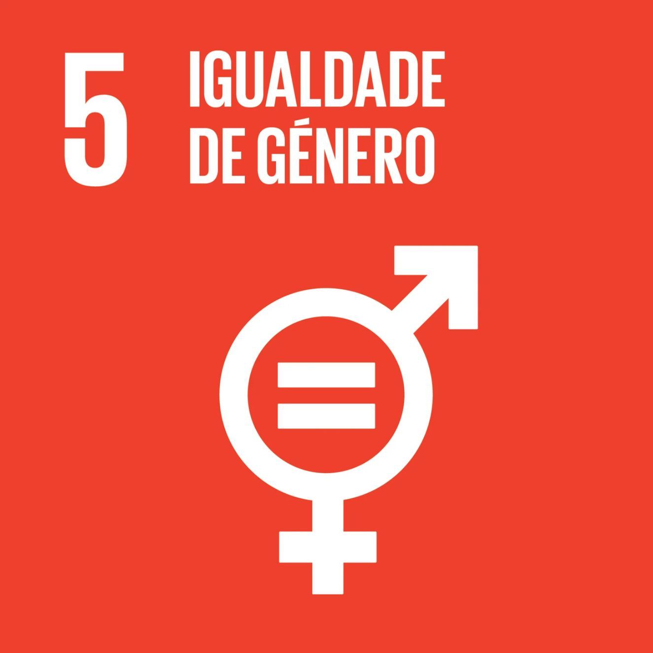 Logotipo da ONU para o Objetivo de Desenvolvimento sistentável 5