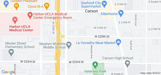 Map of business location