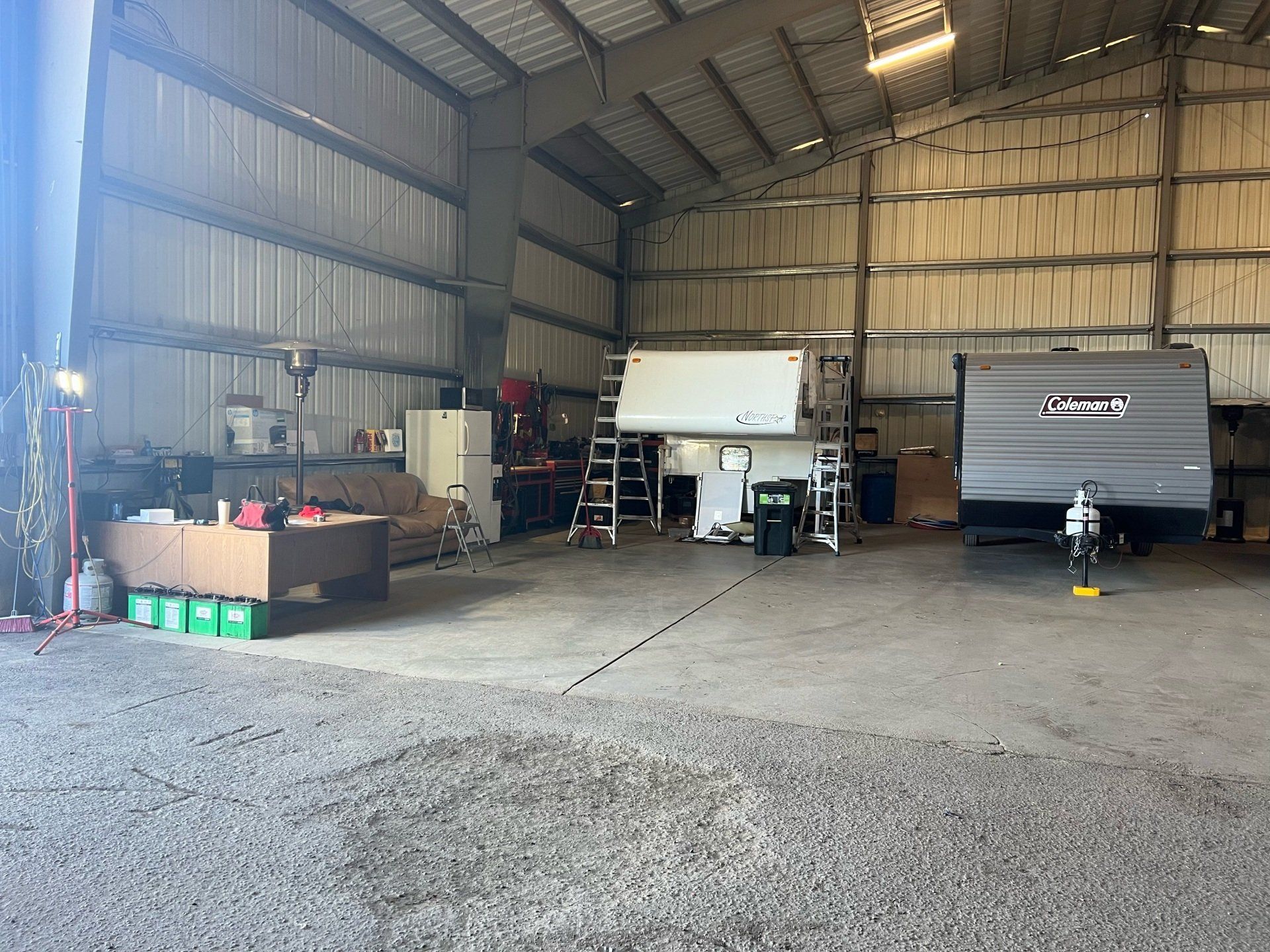 Camper roof repair