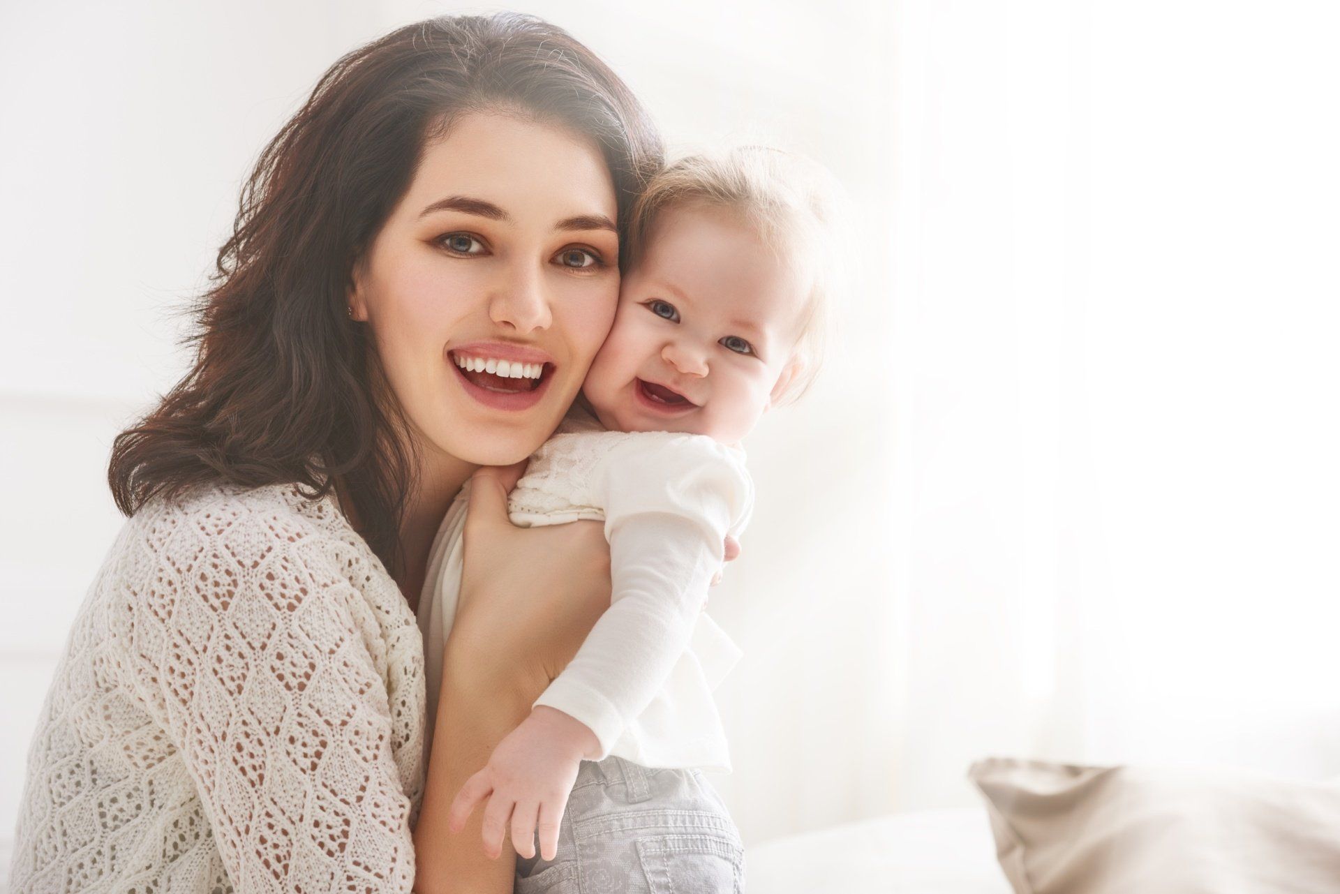 Mother and toddler