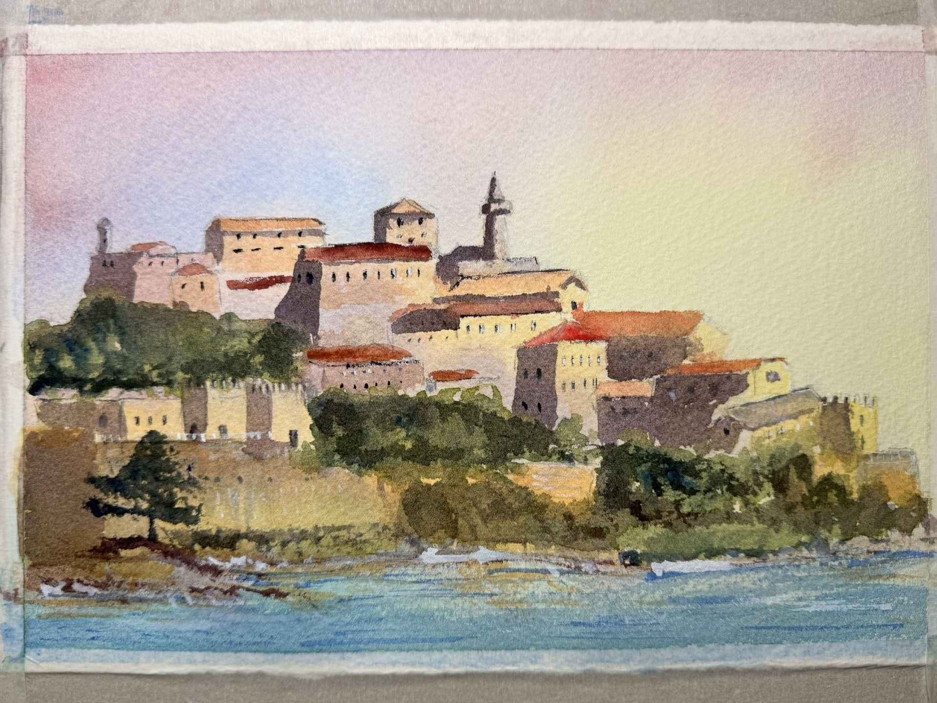 Image of Portoferraio, Elba from the sea