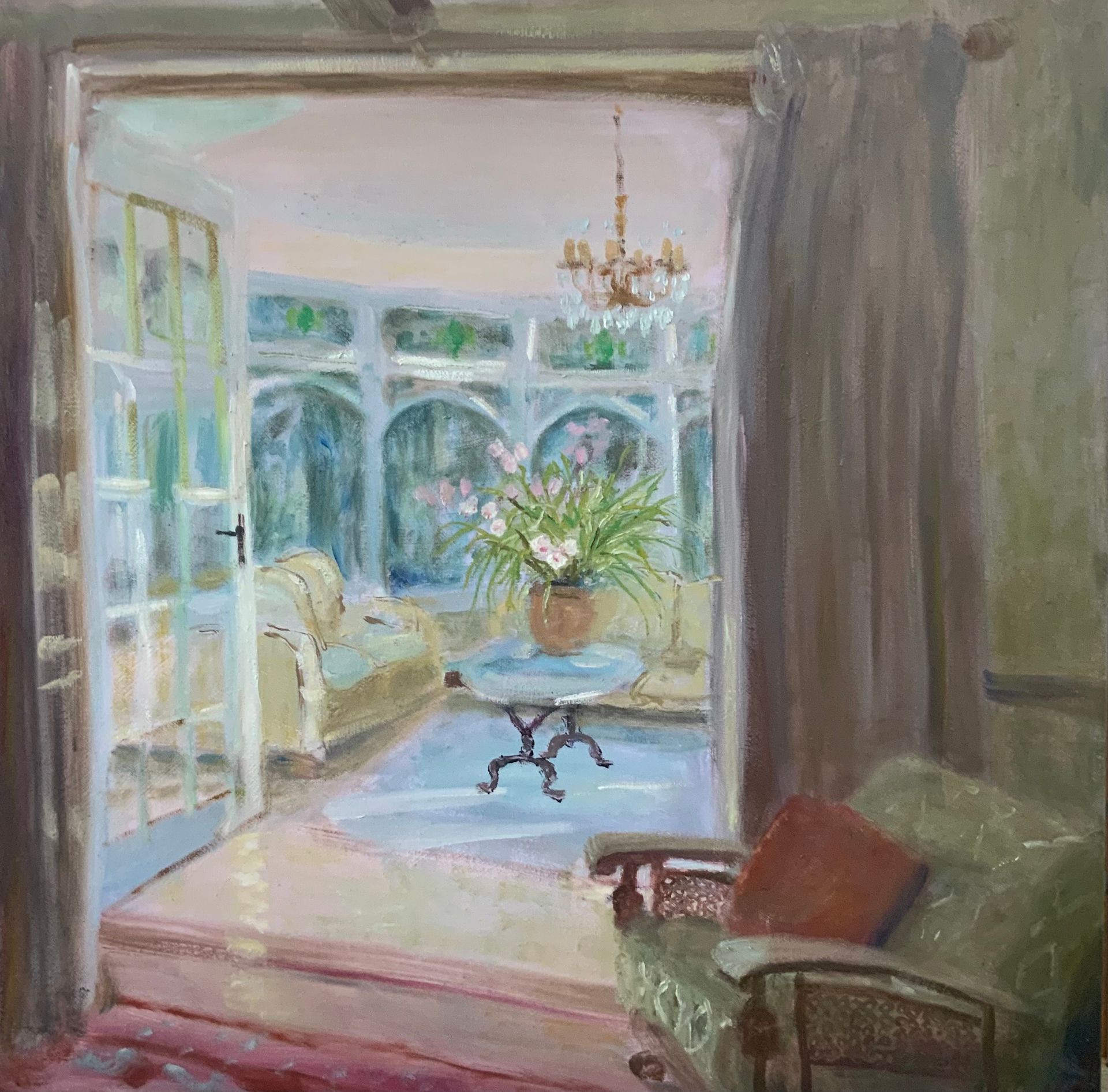 plein air art with Lawrence Art Society in Devizes