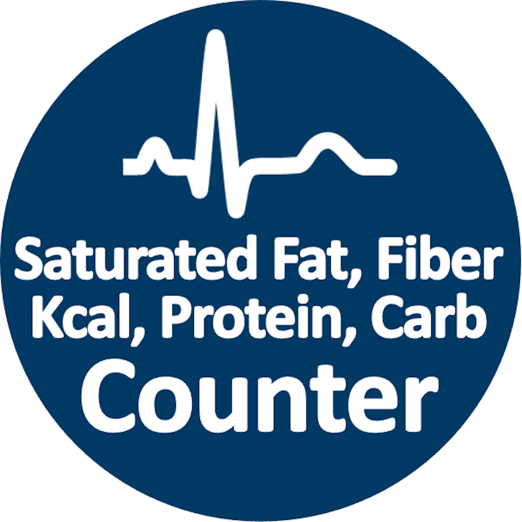 Macros counter and tracker app icon