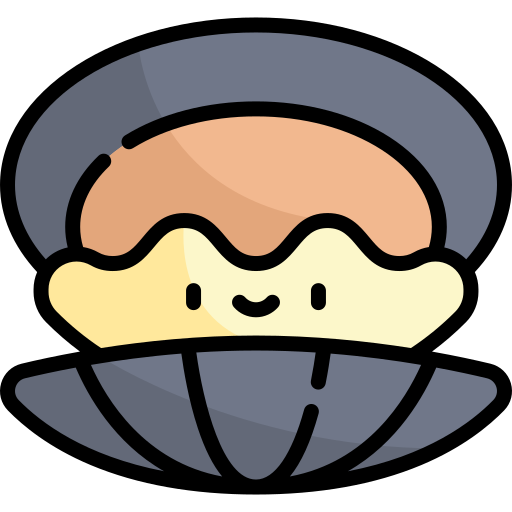 Diagram of a clam