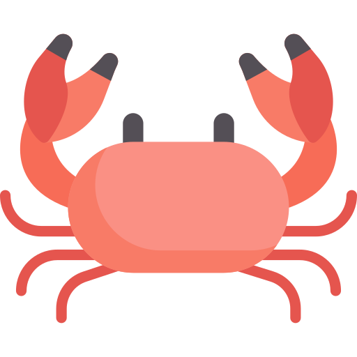 Diagram of a crab