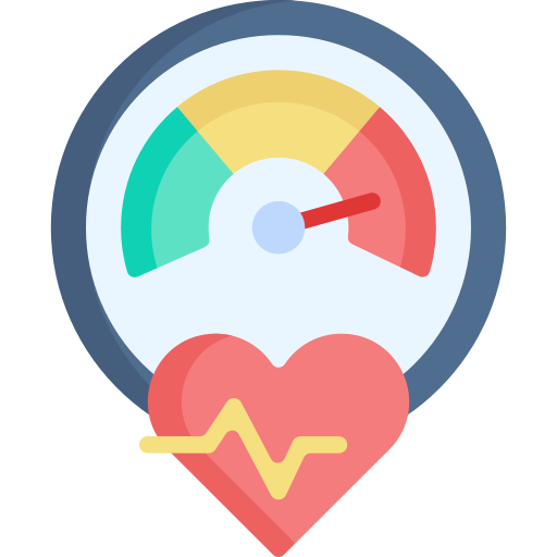 Diagram of a blood pressure monitor