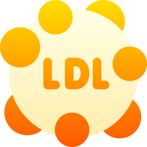 Diagram of LDL cholesterol