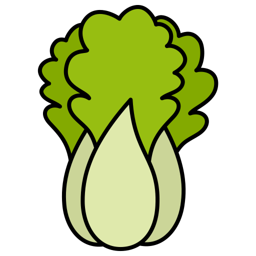 Diagram of pak choi (Chinese cabbage)