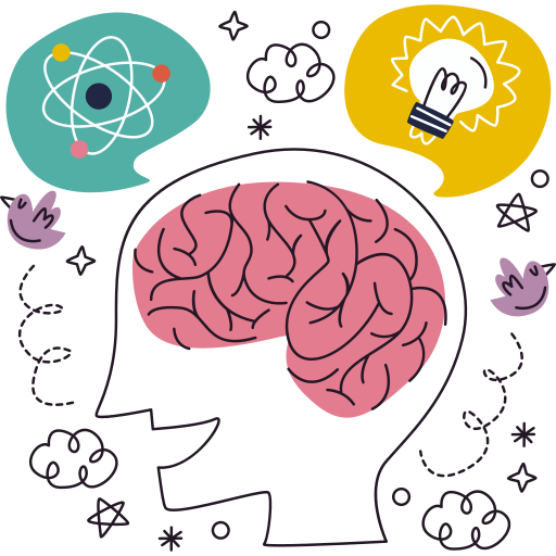 Image of a brain highlighting its multiple activities required to maintain cognitive function
