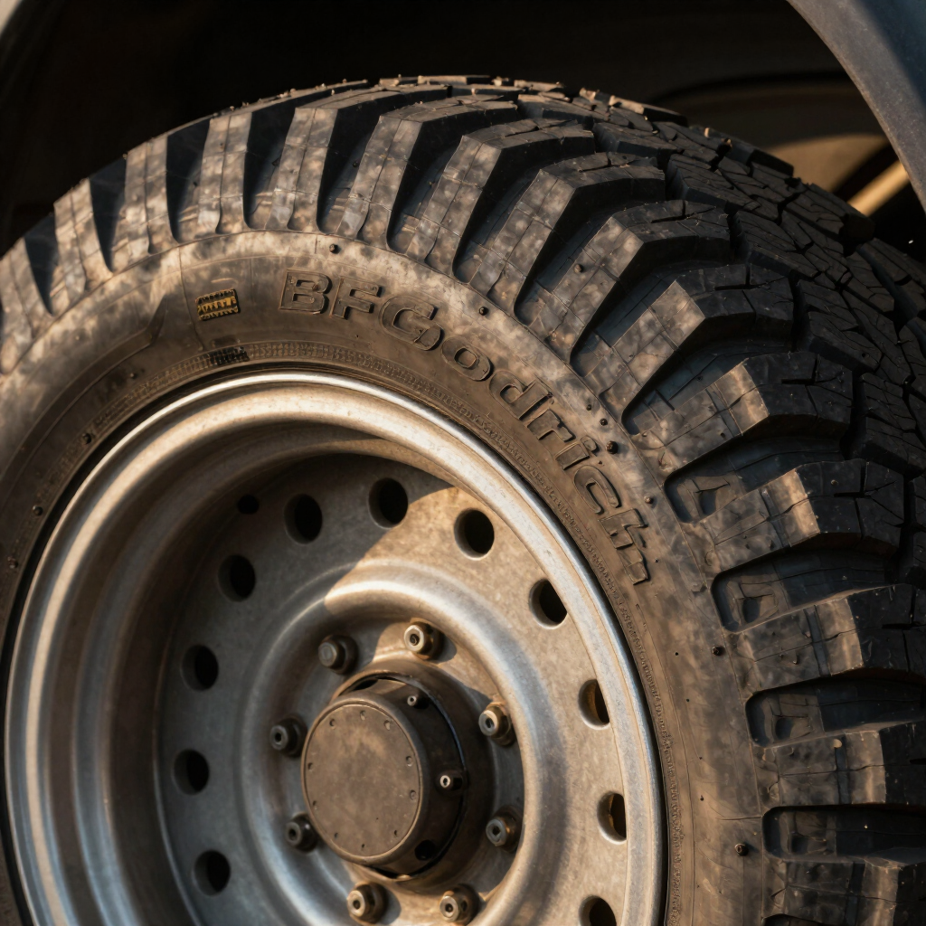 BFGoodrich tire tread close-up