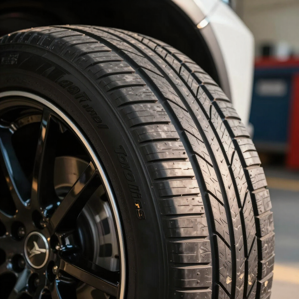 Toyo Tires tread close-up