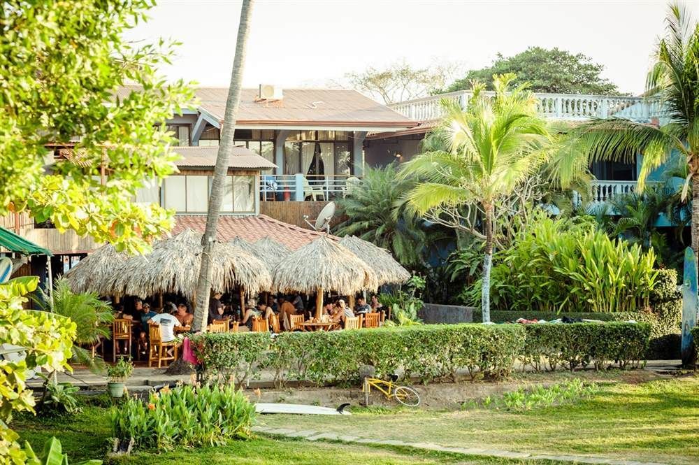 The Surf Camp and Hotel have come a long way in the past 15 years. Here is a standard evening where guests and locals alike eat at Joe's where they can enjoy a full ocean view and unbeatable service to wind down their