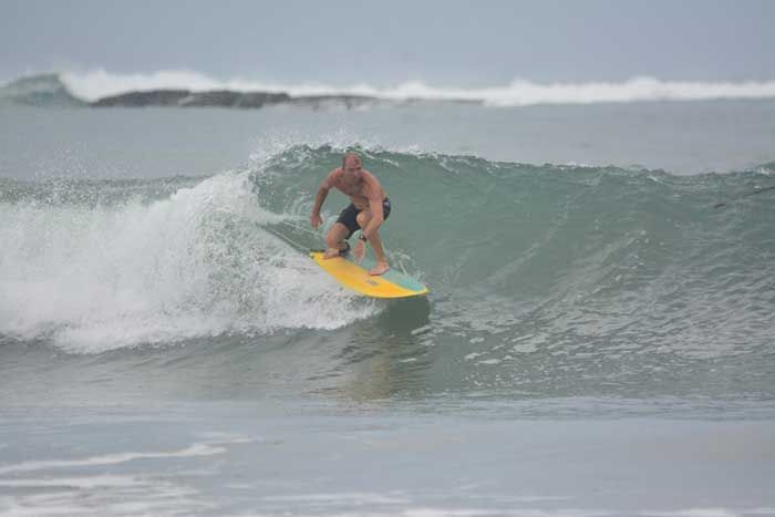 Nice little left breaking at Capitan Suizo, Playa Tamarindo