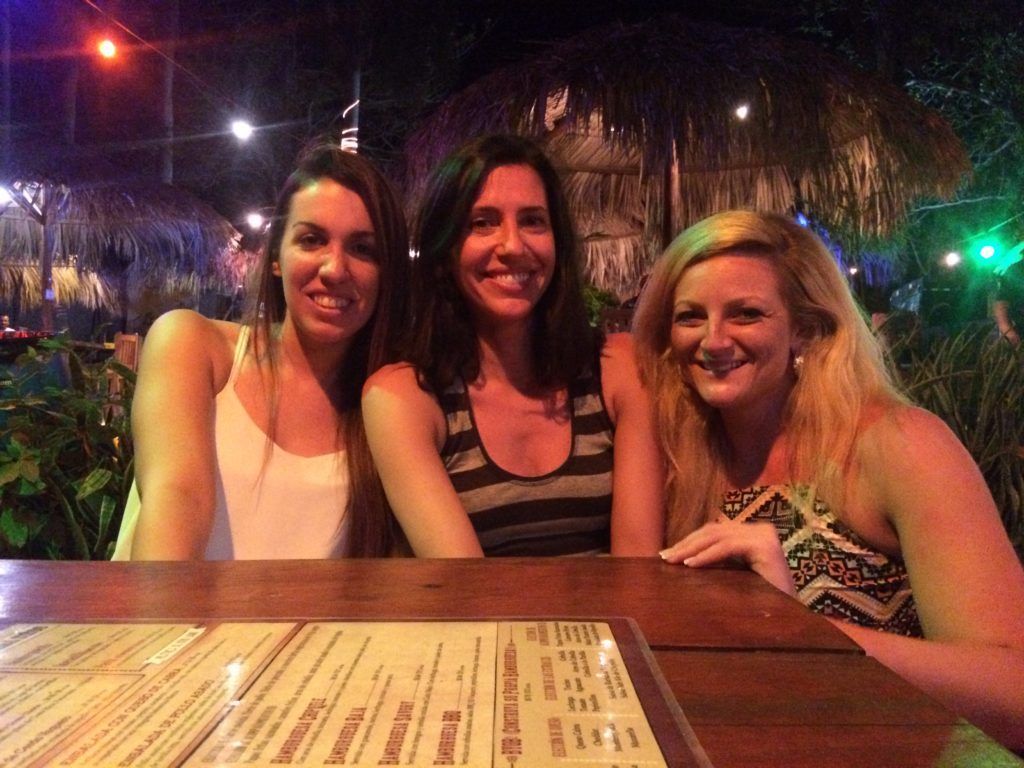 Women friends at Witch's Rock Surf Camp, Tamarindo, Costa Rica, enjoying their surf vacation.