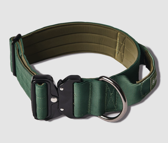 Spark Paws Tactical dog collar-Army Green 2