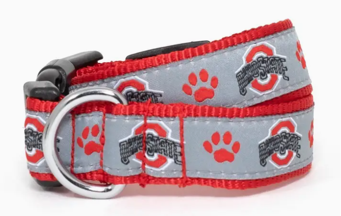 The Worthy Dog Athletic O Paw Print Collar