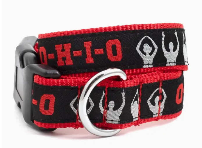 The Worthy Dog O-H-I-O dog collar