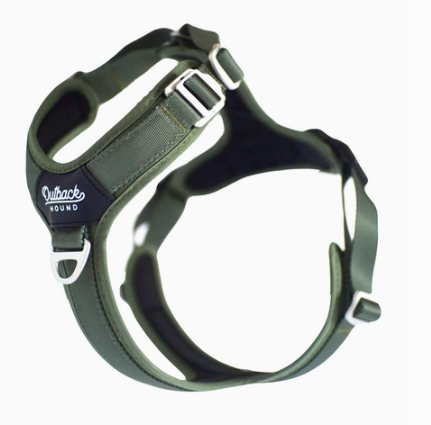 Outback Hound Ranger Green Harness