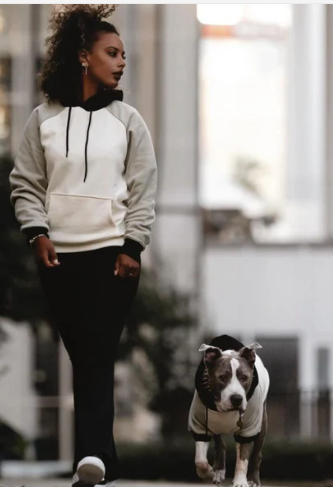 Oliva Cream Human Hoodie