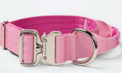 Tactical Dog Collar-Pink 1.5