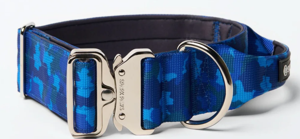 Blue Camo Tactical Collar 2