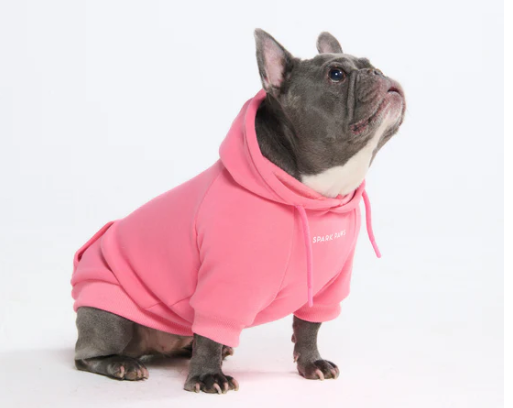 Essential Dog Hoodie-Blush Pink