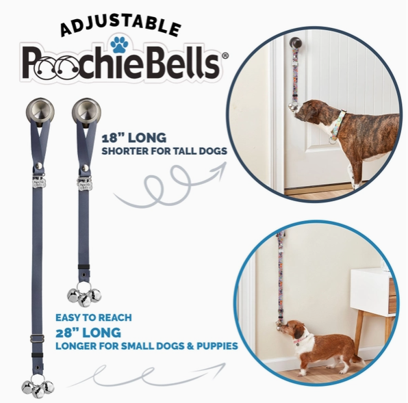 Poochiebells-Adjustable Dog Doorbells