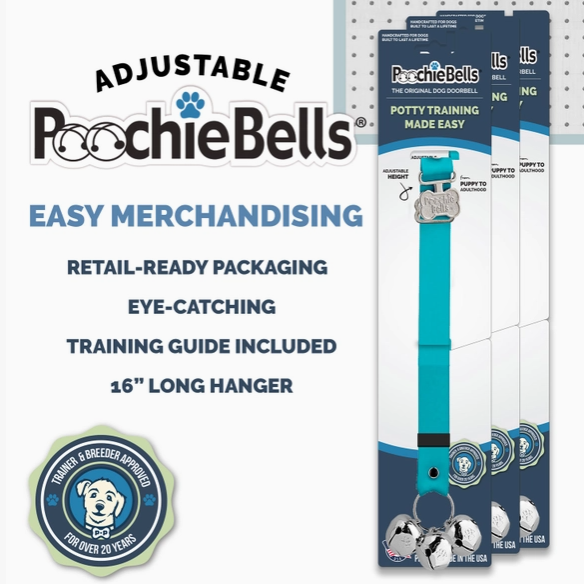 Poochiebells-Adjustable Dog Doorbells