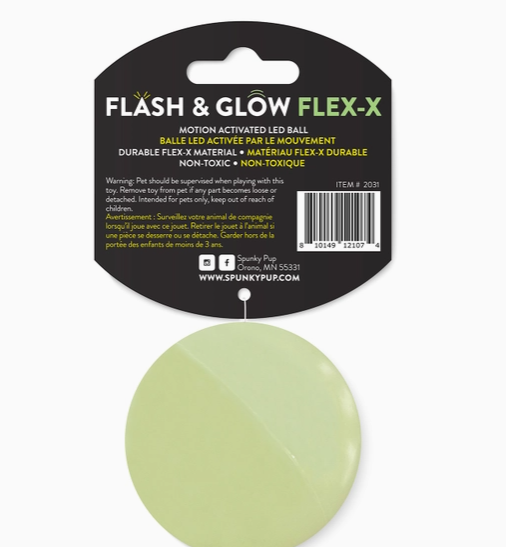 Flash and Glow LED flashing ball