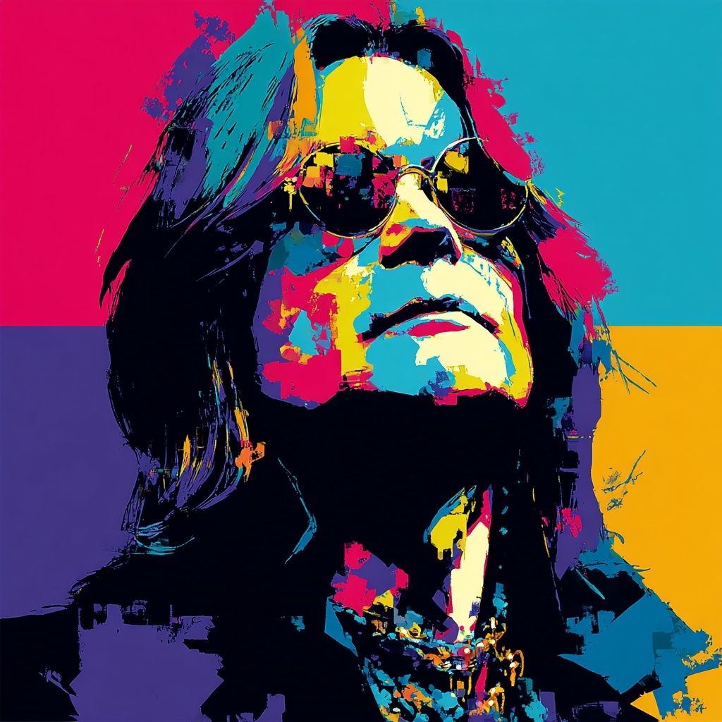 ozzy osbourne drawing