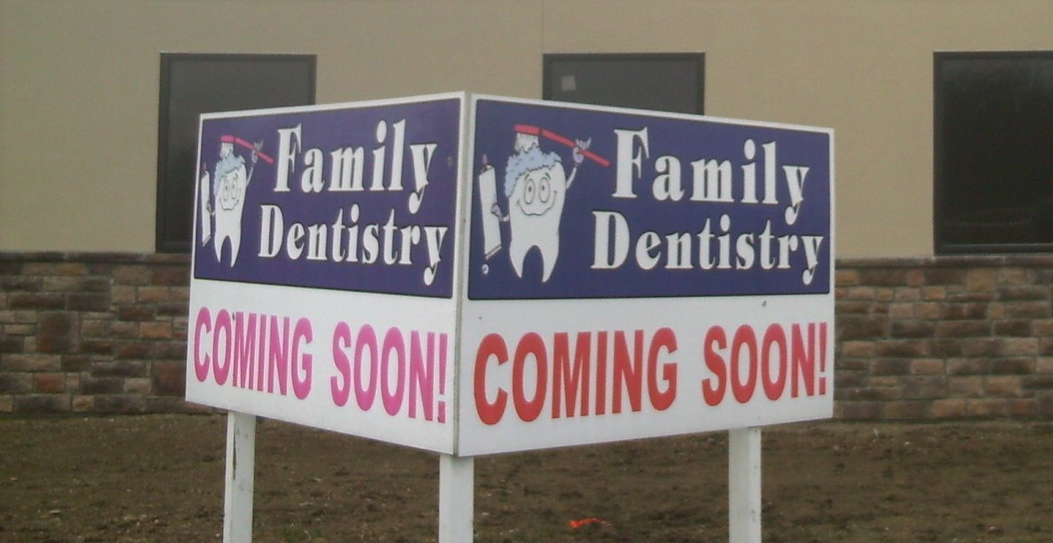 Sign company columbus ohio dentist signs dental office exterior interior