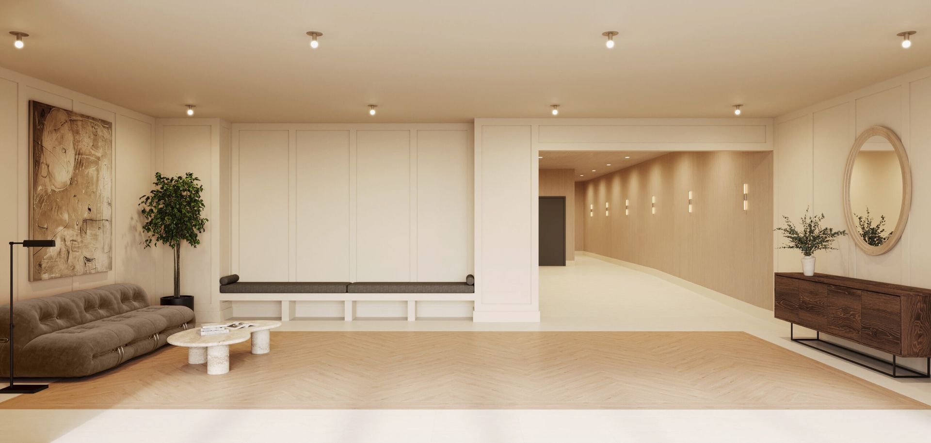 Grand welcoming lobby at 305 Lakeview Apartments, 305 Pennsylvania Ave, Paterson NJ