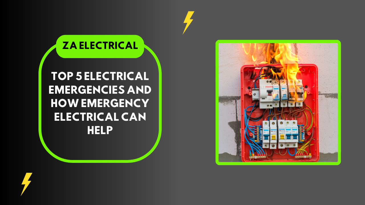 ZA Electrical is here to help in Electrical Emergencies in Sussex & Brighton.