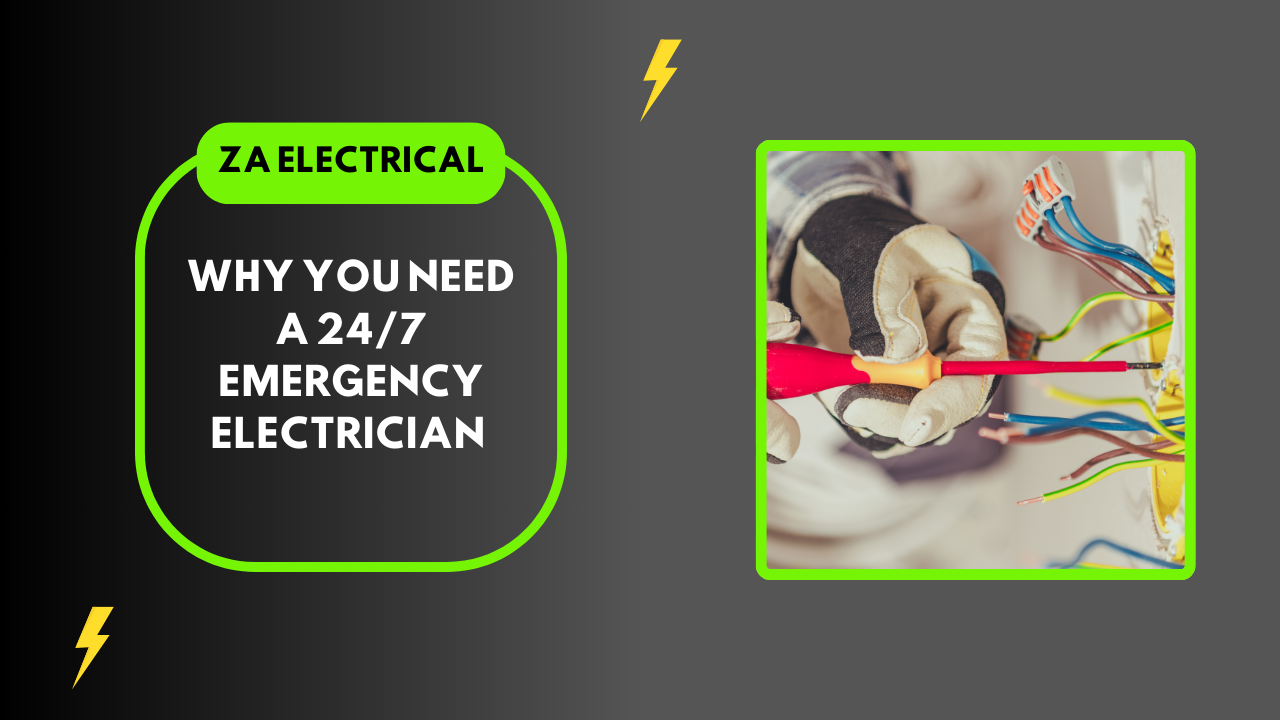 24/7 Emergency Electrician in Sussex. ZA Electrical.