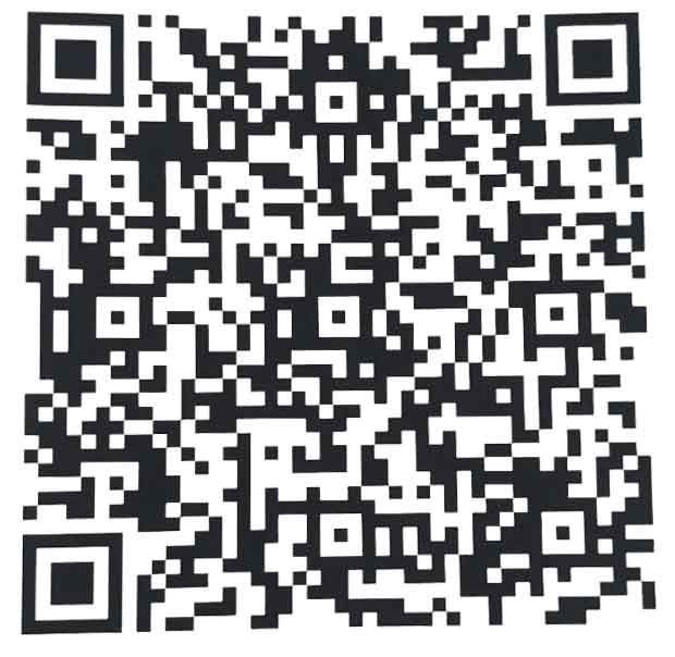Black-and-white QR code on a plain white background
