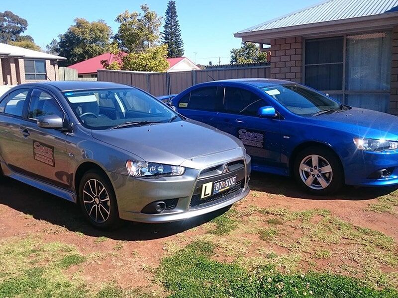 Two Cars -Driving school in Toowoomba — Carz Driving School in Rockville, QLD
