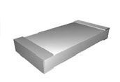 White rectangular box with a raised lid, shown in perspective on a plain background