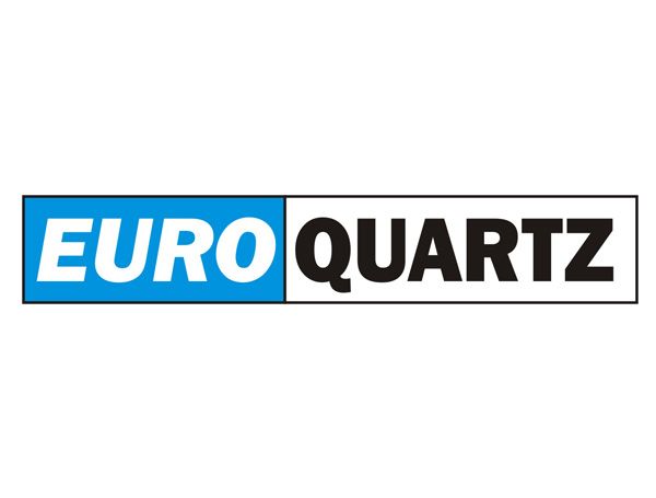 EUROQUARTZ logo with blue and white “EURO” and black “QUARTZ” text in a rectangular border