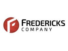 Fredericks Company logo with red circular emblem and black text on white background
