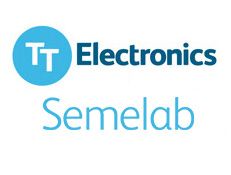 TT Electronics Semelab logo in blue with white “TT” inside a circle and light blue “Semelab” text