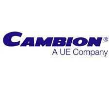 Cambion logo in blue with the text “A UE Company” on a white background