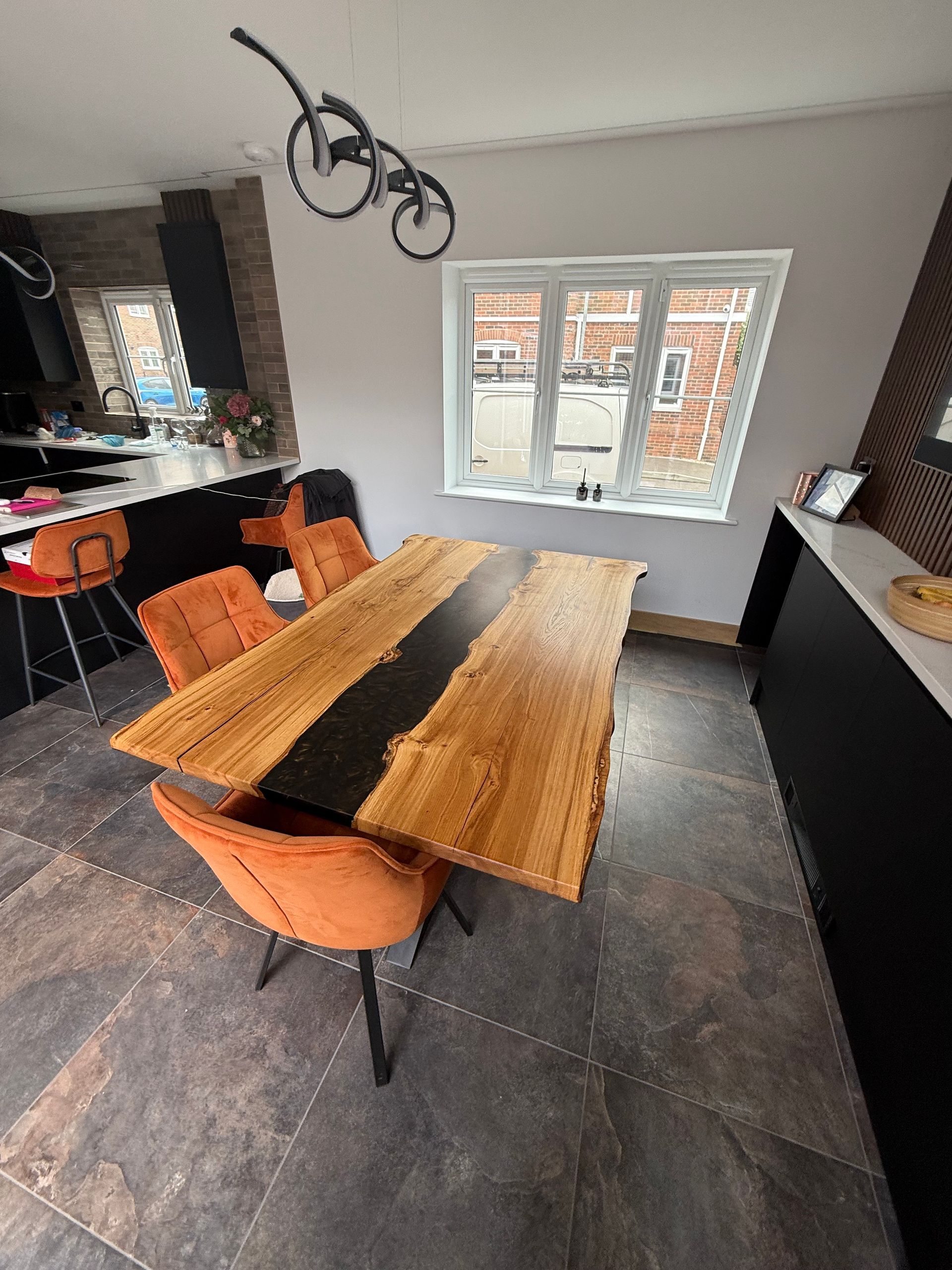 black river dining table
