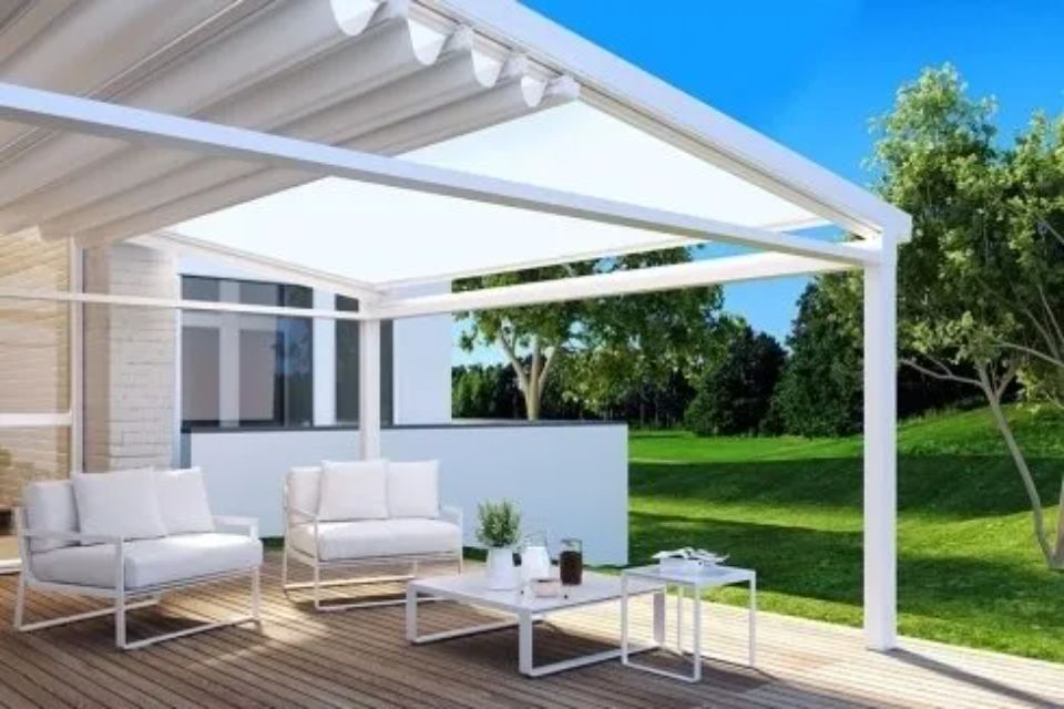 Tenda a vela per pergolato
