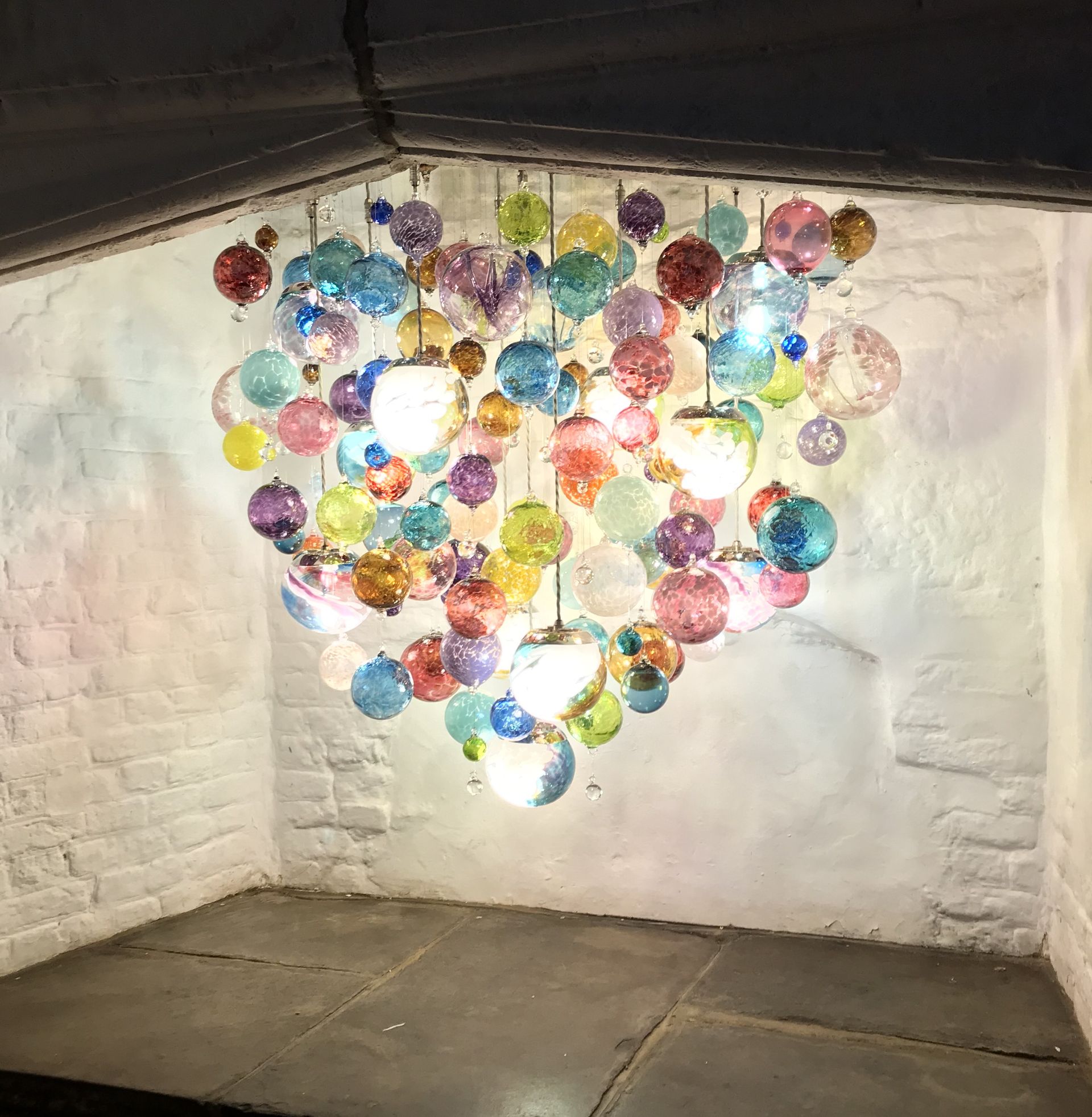 Blown Glass Chandeliers Bespoke Lighting Roast Designs