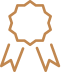 a line drawing of a ribbon on a white background .