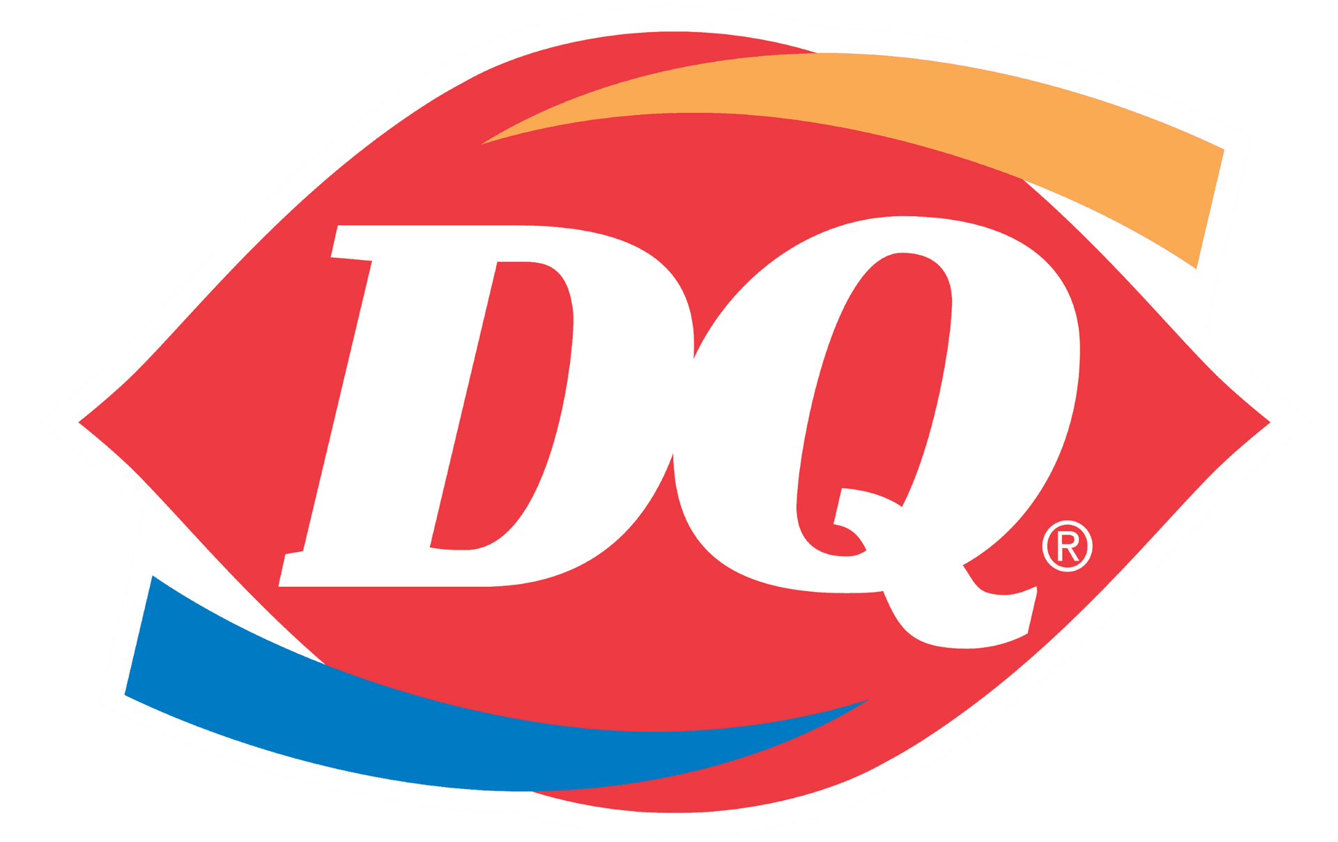 Dairy Queen logo: white 