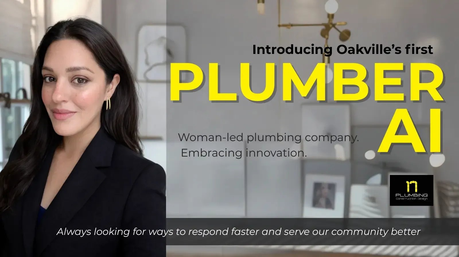 AI plumbing assistant developed by 17 Plumbing for faster emergency response in Oakville