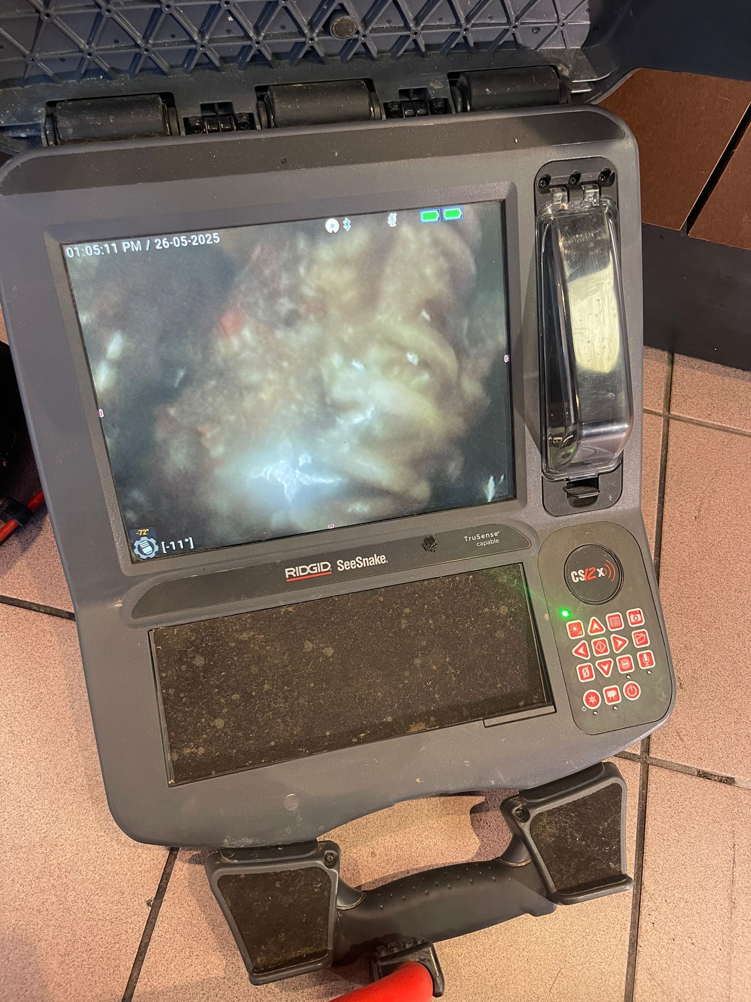 Sewer camera inspection in Oakville to diagnose blocked drain line