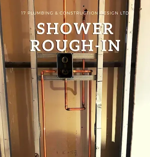 Shower rough-in behind wall in Oakville for leak detection and emergency plumber Oakville service preventing hidden pipe leaks before drywall