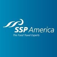 SSP America logo with white wave design, 